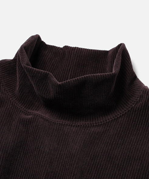 MR.OLIVE / STRETCH KNIT CORDUROY / BOTTLE NECK SHIRT ストレッチコーデュロイ/ボトルネックシャツ